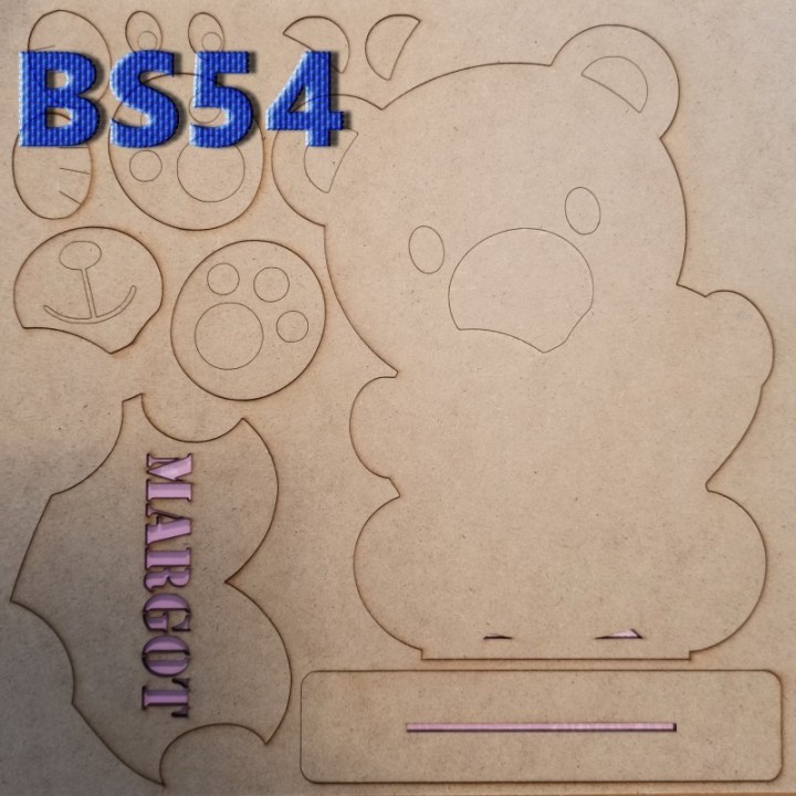 Ourson personnalisé à finaliser