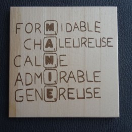 Dessous de plat personnalisé
