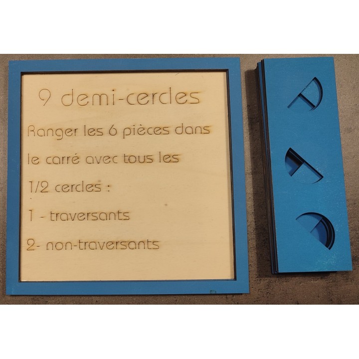 Les 9 demi-cercles