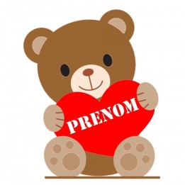 Ourson personnalisé à finaliser