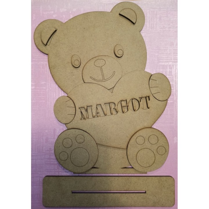Ourson personnalisé à finaliser